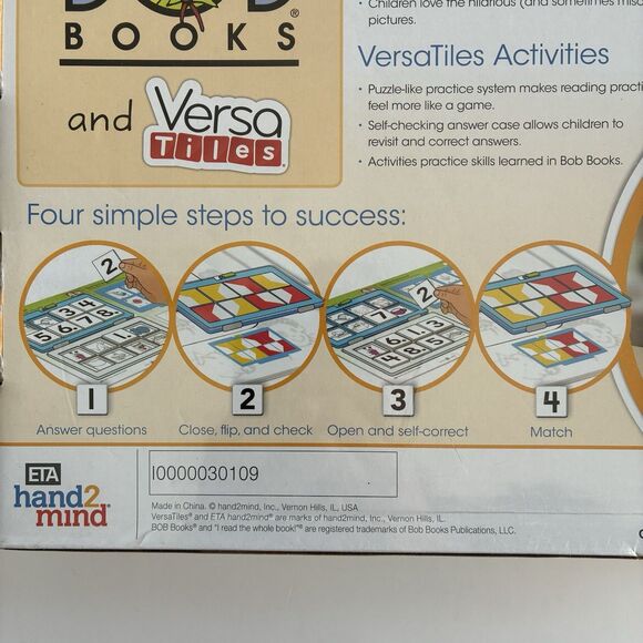 hand2mind Bob Books and Versa Tiles Reading Ages 3-6 Advancing Beginners - Picture 6 of 7